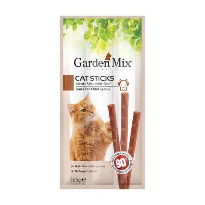 GARDENMİX CAT DANA ETLİ ÖDÜL STİCK 3'LÜ15 GR