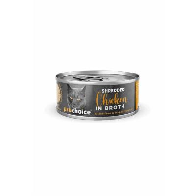 PROCHOİCE CAT DELUXE SHRED CHİCKEN İN BROTH 70 GR.