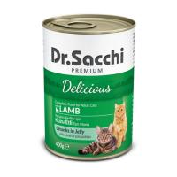 DR.SACCHI KEDİ KUZU ETLİ YETİŞKİN YAŞ MAMA