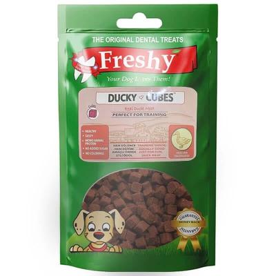 FRESHY ÖRDEK ETLİ KÜP KÖPEK ÖDÜLÜ 100 GR.