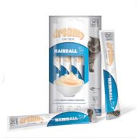 CREAMY  CAT TREAT KEDİ ÖDÜL HAİRBALL TON BALIKLI VE TAVUKLU 4*15 GR