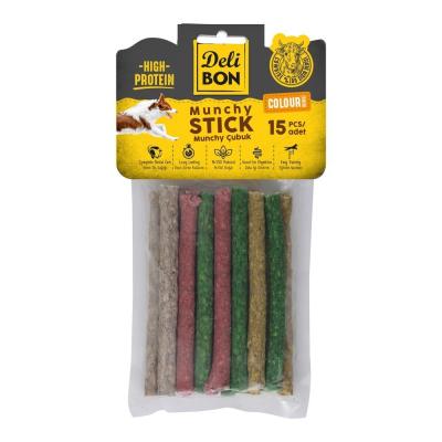 DELİBON MUNCHY ÇUBUK RENKLİ 15'Lİ