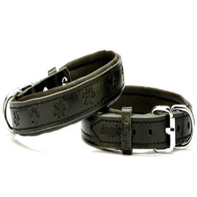 DOGGİE YUMUŞAK DERİ TASMA SBT2036M BLACK 40 CM