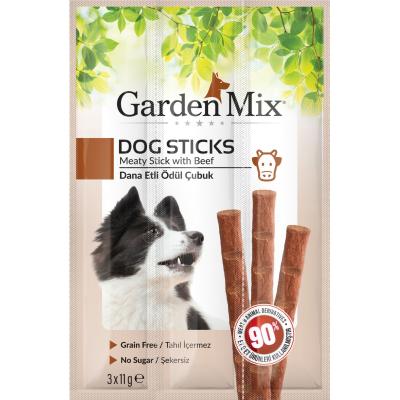 GARDENMİX DOG DANA ETLİ ÖDÜL STİCK 3'LÜ11GR