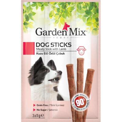 GARDENMİX DOG KUZU ETLİ ÖDÜL STİCK 3'LÜ11GR