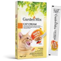 GARDENMİX KEDİ KREMASI ÖRDEK+MALT 15 GR*5Lİ