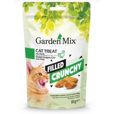 GARDENMİX ÖRDEKLİ İÇİ DOLGULU KEDİ ÖDÜLÜ 60 GR.