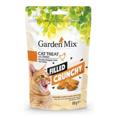GARDENMİX TAVUKLU İÇİ DOLGULU KEDİ ÖDÜLÜ 60 GR.
