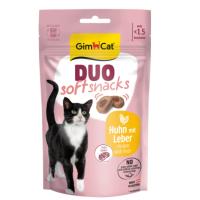 GİMCAT DUO SOFT SHACKS TAVUKLU VE CİĞERLİ KEDİ ÖDÜLÜ 50 GR.