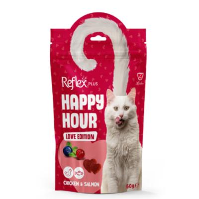 HAPPY HOUR LOVE EDITION TAVUK VE SOMONLU KEDİLER İÇİN ÖDÜL 60 GR.