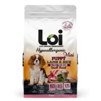 LOİ MİNİ IRK YAVRU KUZU ETLİ VE PİRİNÇLİ KÖPEK MAMASI 3 KG