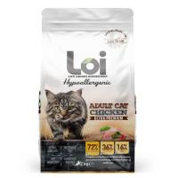 LOİ YETİŞKİN TAVUKLU KEDİ MAMASI 2 KG