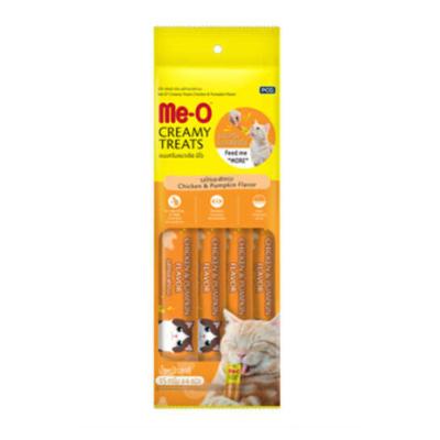 ME-O  CREAMY TREATS TAVUK VE BALKABAKLI KREMA KEDİ ÖDÜLÜ 4*15 GR.