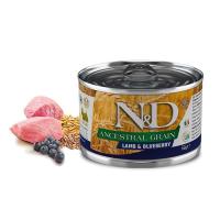N&D ANCESTRAL GRAİN KÖPEK KONSERVE KUZU&YABANMERİSİNİ MİNİ 140  GR.