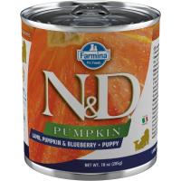 N&D PUMPKIN  KÖPEK KONSERVE KUZU&YABAN MERSİNİ PUPPY  285 GR.