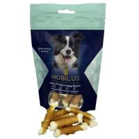NOBILUS CHICKEN AND CALCIUM BONE WRAPS DOG SNACK 80 GR.