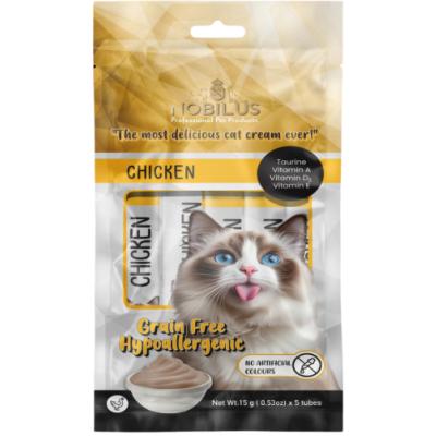 NOBILUS TAVUKLU KEDİ KREMA ÖDÜL 5*15 GR.