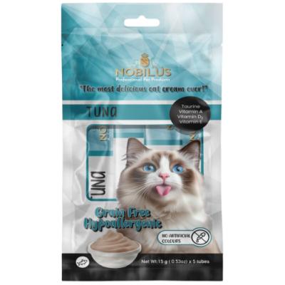 NOBILUS TON BALIKLI KEDİ KREM ÖDÜL 5*15 GR.