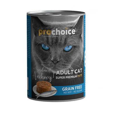 PROCHOICE ADULT CAT SARDINES&ANCOVY 400 GR