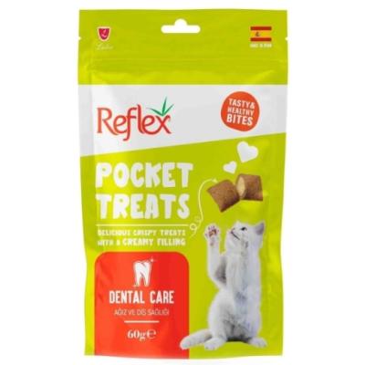 REFLEX POCKET TREATS DENTAL CARE KEDİ ÖDÜLÜ 60 GR. RFT-043