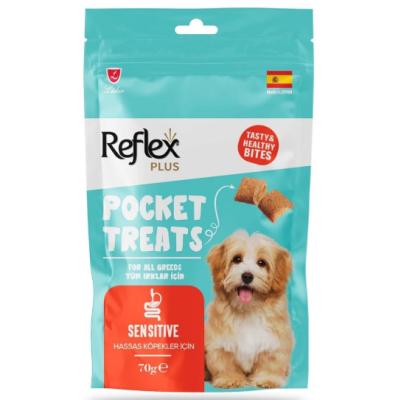 REFLEX POCKET TREATS SENSİTİVE SOMONLU KÖPEK ÖDÜLÜ 70 GR.