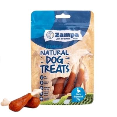 ZAMPA ÖRDEK ETLİ BUT ŞEKLİNDE KÖPEK ÖDÜLÜ 75 GR.