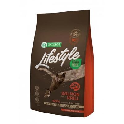 NAUTES PROTECTION LIFESTYLE SALMON KRİLL STERIL ADULT CAT 1,5 KG