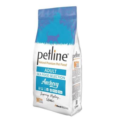 PETLİNE CAT  ADULT  SEA FOOD  SELECTİON ANCHOVY  1,5 KG